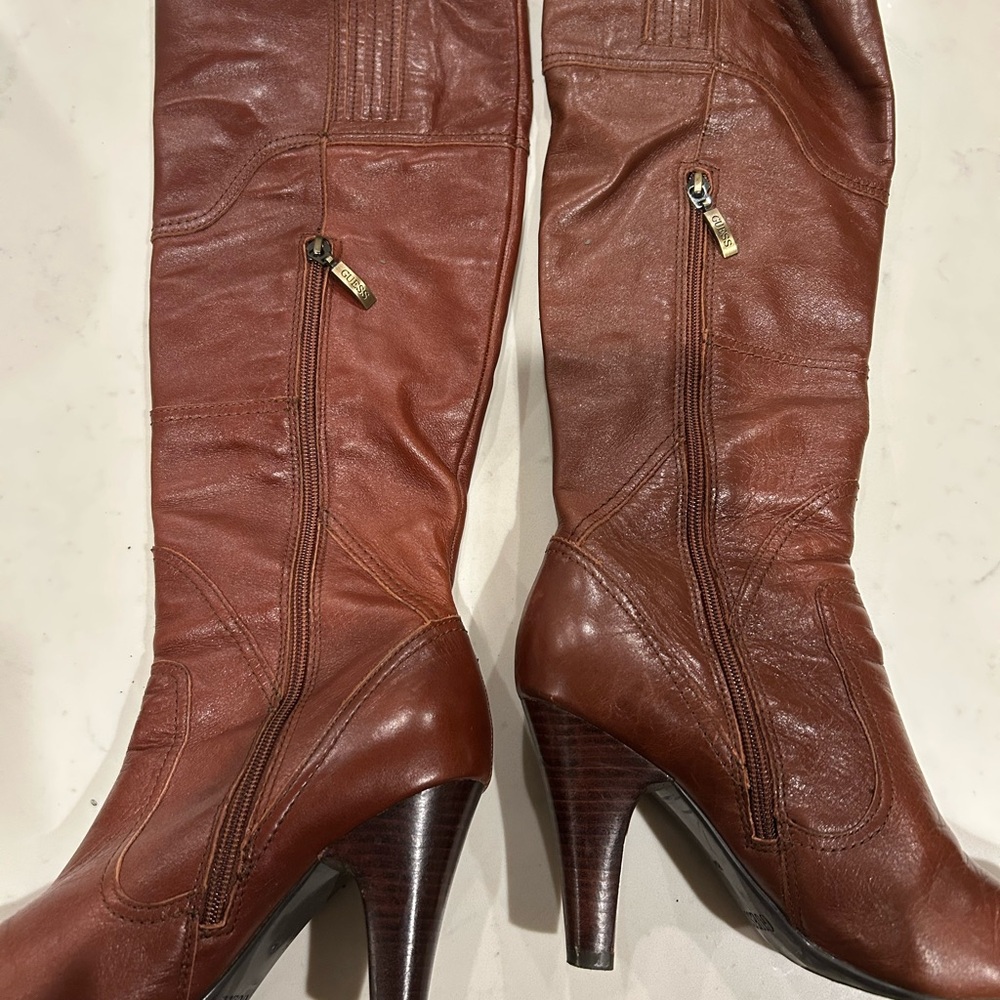 Guess Rich Brown high Boots - Picture 4 of 9